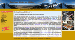 Desktop Screenshot of berghaus-allgaeu.de